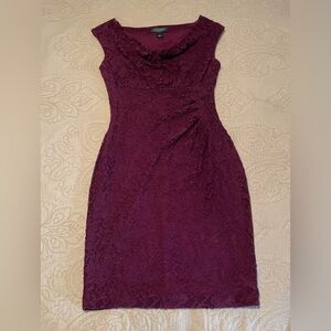 Classic Ralph Lauren Plum Dress